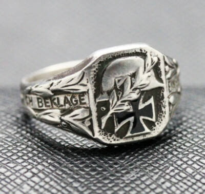 German ring WW2 silver
