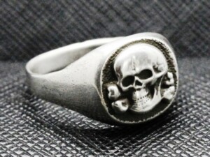SS totenkopf ring german nazi ring skull