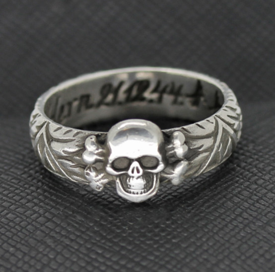 SS TOTENKOPF Ring silver Geldern