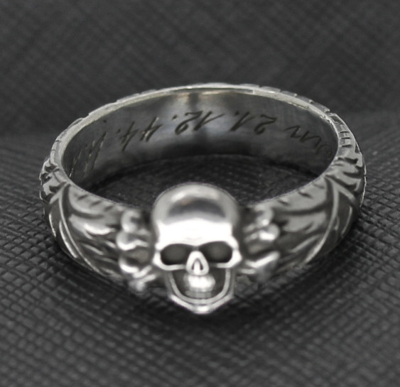 SS TOTENKOPF Ring silver Himmler