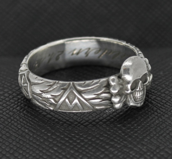 SS TOTENKOPF Ring silver Himmler