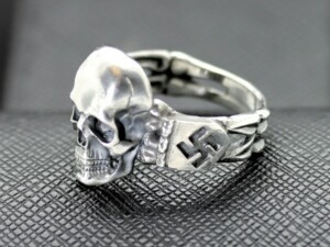SS Death Head ring German rings German skull ring