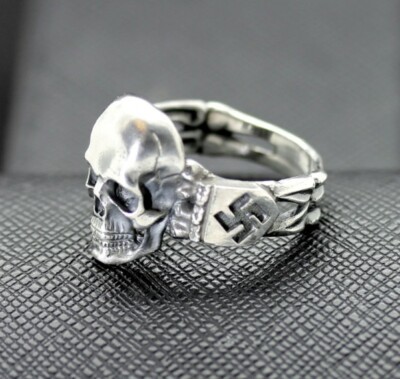SS Death Head ring German rings German skull ring