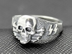 SS Death Head ring German rings German skull ring Totenkopf