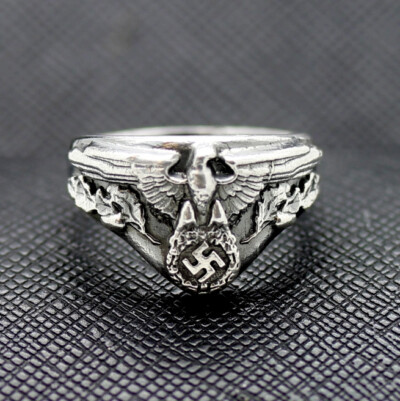 German ring ww2 eagle swastika