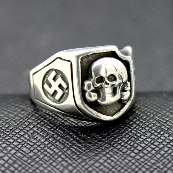 WWII SS Death Head ring German rings 