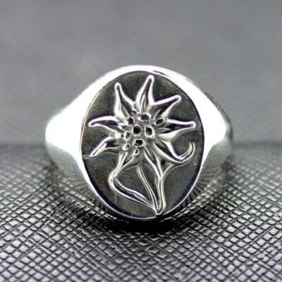 German ring edelweiss alpen rose division ss military