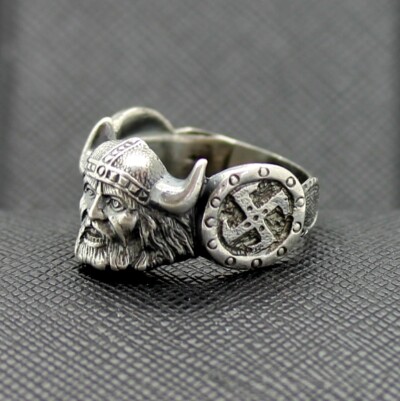 Ring SS WW II GERMAN WAFFEN WIKING DIVISION rings