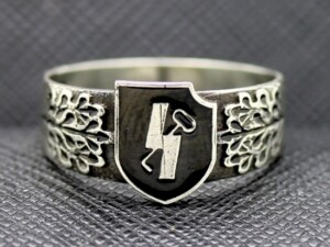 RING SS 12TH PANZER DIVISION HITLERJUGEND SILVER