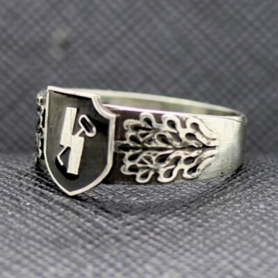 RING SS 12TH PANZER DIVISION HITLERJUGEND SILVERRING SS 12TH PANZER DIVISION HITLERJUGEND SILVER