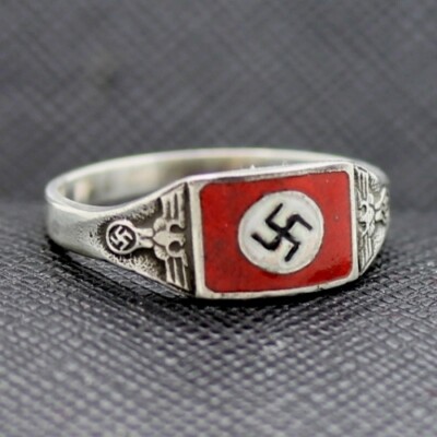 WW2 German NSDAP sterling silver ring