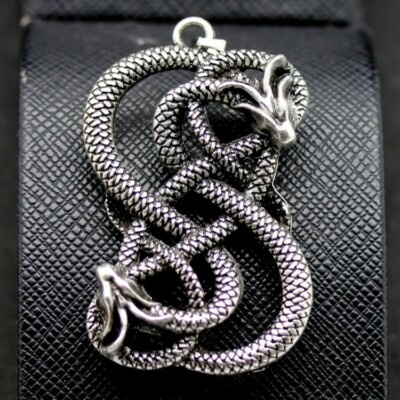 Neverending Story Auryn necklace Snakes