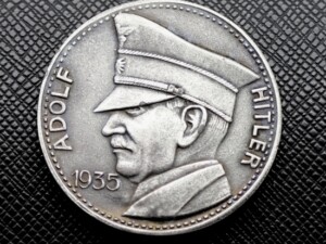 German Adolf Hitler 5 RM Coin or Medal 1935