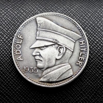 German Adolf Hitler 5 RM Coin or Medal 1935
