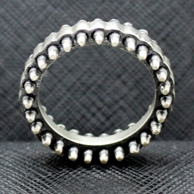 Bullets sterling silver ring