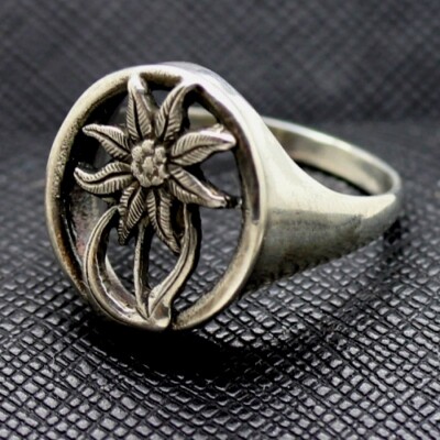 Edelweiss Alpen division military ring