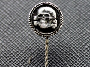 Death Skull Sterling Silver Pin